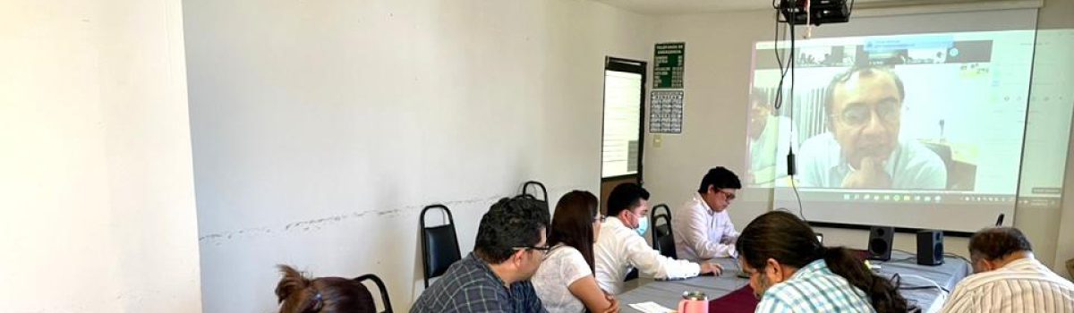 Reunión técnica virtual con los estados de la Península de Yucatán