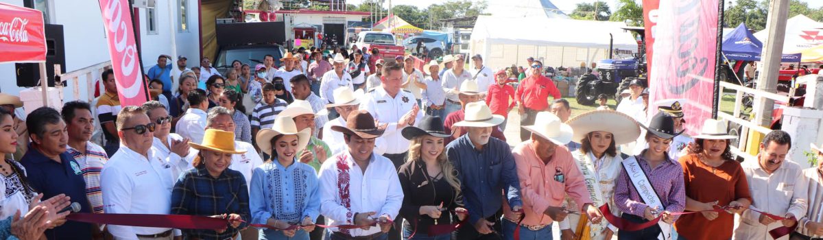Inauguración de la feria ganadera de Champotón